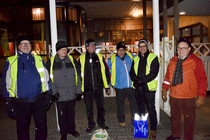 Jaettiin ilmaisia heijastia ihmisille vuonna 2017.